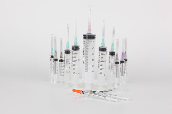 1ML 2ML 3ML 5ML 10ML 20ML 30ML 50ML 60ML Syringe Disposable Medical Products