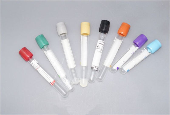 Disposable Medical Products Glass and PET Vacuum Blood Collection Tube