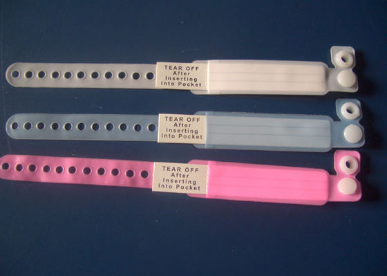 Disposable Patient PVC ID Identification Bracelet Adult / Child Band