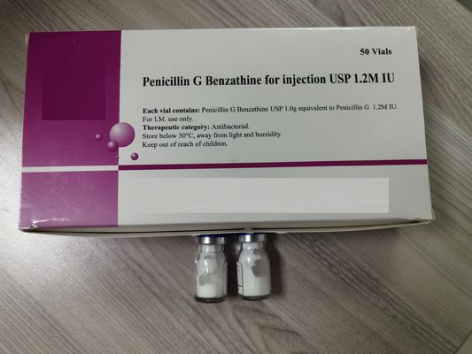 Benzathine Benzylpenicilline For Injection 1.2M 2.4M Antibiotic Medicines 50VIALS / BOX