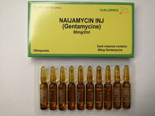 Gentamicin Injection 80MG / 2ML  Antibiotics Medicines BP / USP