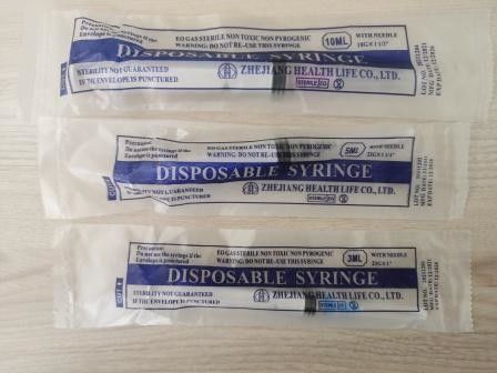 1ML 2ML 3ML 5ML 10ML 20ML 30ML 50ML 60ML Syringe Disposable Medical Products