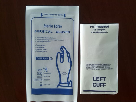 Disposable Latex Surgical Gloves , Powder and Powder Free 6.0 6.5 7.0 7.5 8.0 8.5 9.0