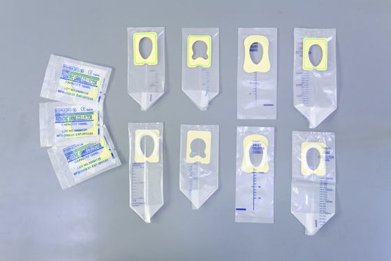 Disposable Medical Products Urine Bag 2000ml with Screw , Pushing , Cross Valve
