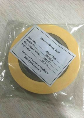Medical Autoclave Steam Sterilization Indicator Tape 19mm * 50m