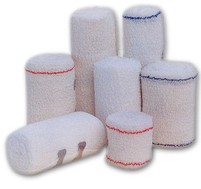 Cotton Elastic Bandage For Surgery Dressing 5cm*4.5m Medical Bandage Tape