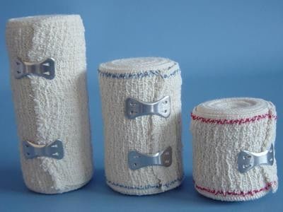 Cotton Elastic Bandage For Surgery Dressing 5cm*4.5m Medical Bandage Tape