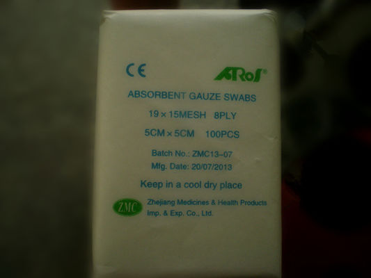 Disposable Absorbent Cotton Gauze Swabs Medical Textile Products