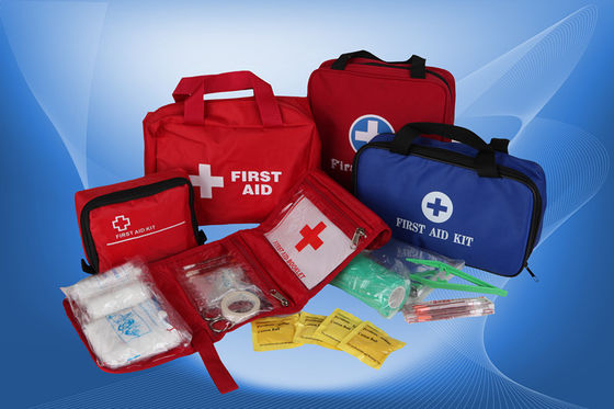Outdoor Emergency First Aid Kit CE &amp; FDA OEM Medical Textile Products
