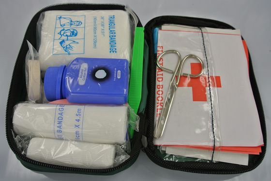 Outdoor Emergency First Aid Kit CE &amp; FDA OEM Medical Textile Products