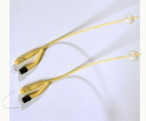 Latex Silicone Coated 2-Way 3-Way Latex Foley Catheter 6Fr-26Fr Medical Tubing Supplies