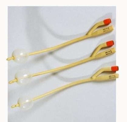 Latex Silicone Coated 2-Way 3-Way Latex Foley Catheter 6Fr-26Fr Medical Tubing Supplies