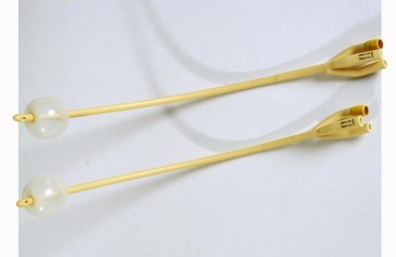 Latex Silicone Coated 2-Way 3-Way Latex Foley Catheter 6Fr-26Fr Medical Tubing Supplies