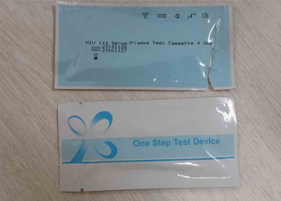 CE ISO13485 marked HIV 1+2 Rapid Test Kit Serun/Plasma Strip/cassette