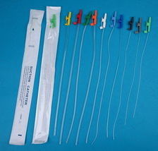 Disposable Sterilized Medical Tubing Supplies , PVC Suction Catheter