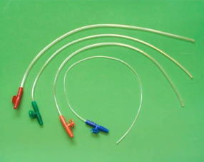Disposable Sterilized Medical Tubing Supplies , PVC Suction Catheter