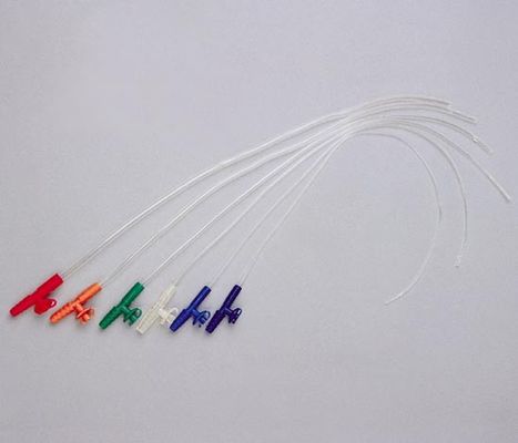 Disposable Sterilized Medical Tubing Supplies , PVC Suction Catheter