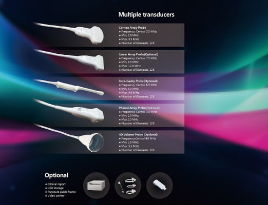 CE / ISO Approved Ultrasound Scanner Medical Surgical Equipment with Color Doppler