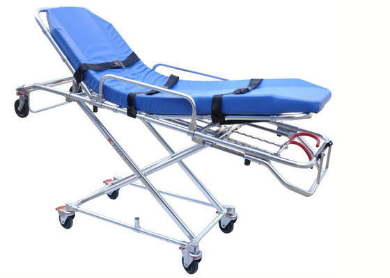 FDA / CE / ISO Automatic Loading Ambulance Stretcher High Strength Aluminum Alloy