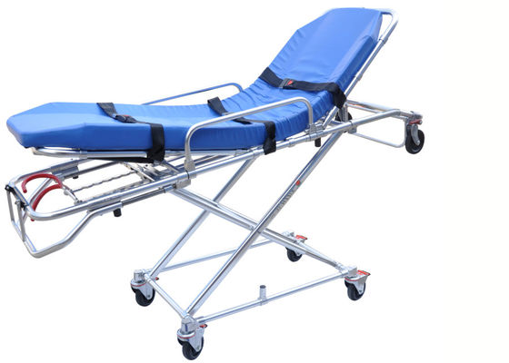 FDA / CE / ISO Automatic Loading Ambulance Stretcher High Strength Aluminum Alloy