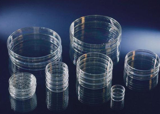 Medical Grade Laboratory Consumables 35mm / 60mm Polystyrene Culture Dishes