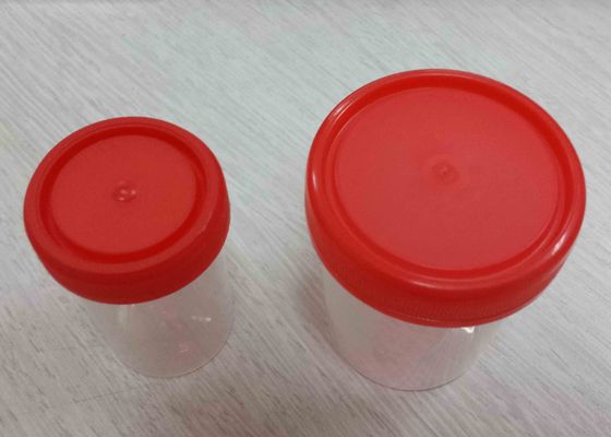 Hospital Laboratory Consumables Sterile Urine Collection Cup / Container 100ml