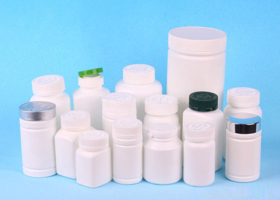 Non - toxic PE PET Medical Packing Material , Medicine Plastic Bottle 60ml 100ml 120ml