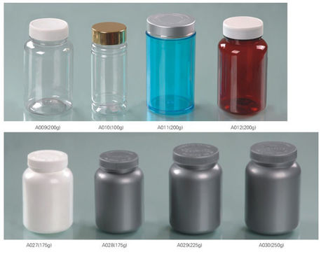 Non - toxic PE PET Medical Packing Material , Medicine Plastic Bottle 60ml 100ml 120ml